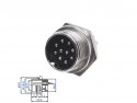 Signal connector Aviation GX16 10 pin male/female